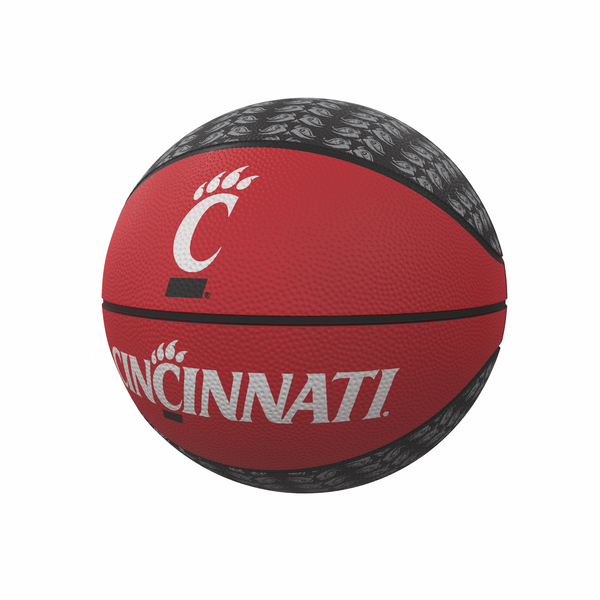 Logo Brands Cincinnati Repeating Logo Mini-Size Rubber Basketball 121-91MR-1